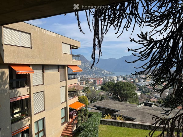 2.5 locali a Breganzona (PPP) , vista lago, piscina 2