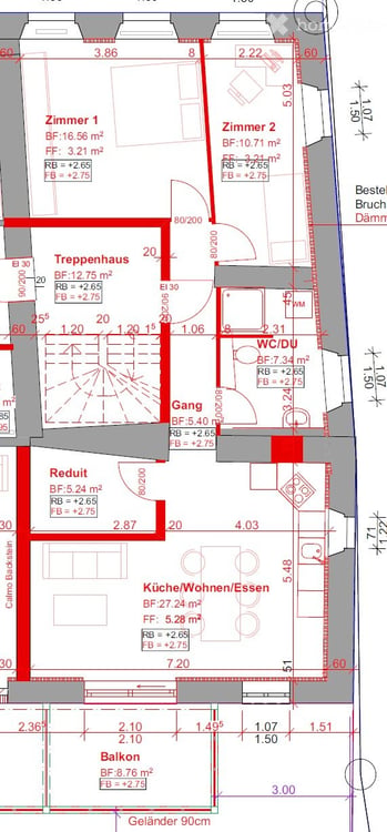 3.5 Zimmer Mietwohnung 1.OG per Sofort oder na.Vereinbarung! 5