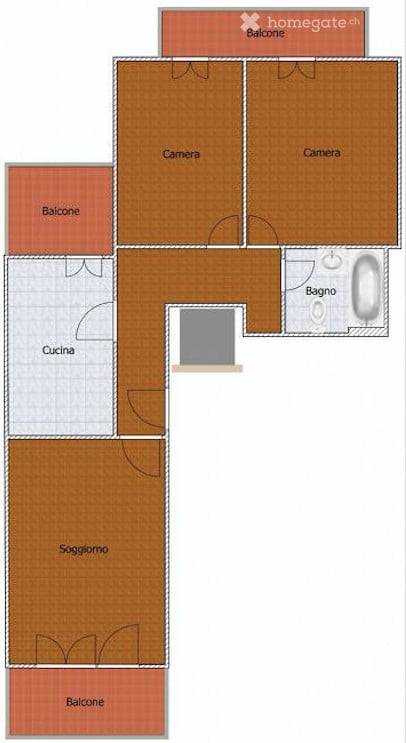 vendo appartamento 3.5 vicino RSI Lugano 5