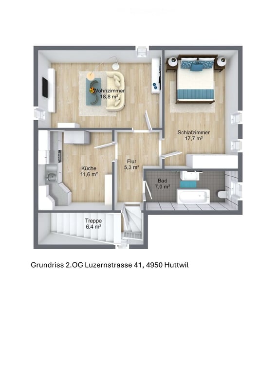 Helle, frisch renovierte 3 Zimmer Wohnung 7
