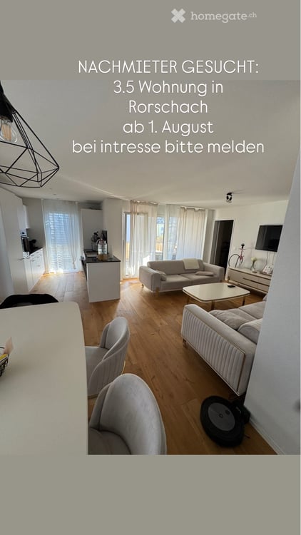 Groszügige 3.5 Zimmer Wohnung in Roschach zu vermieten 3