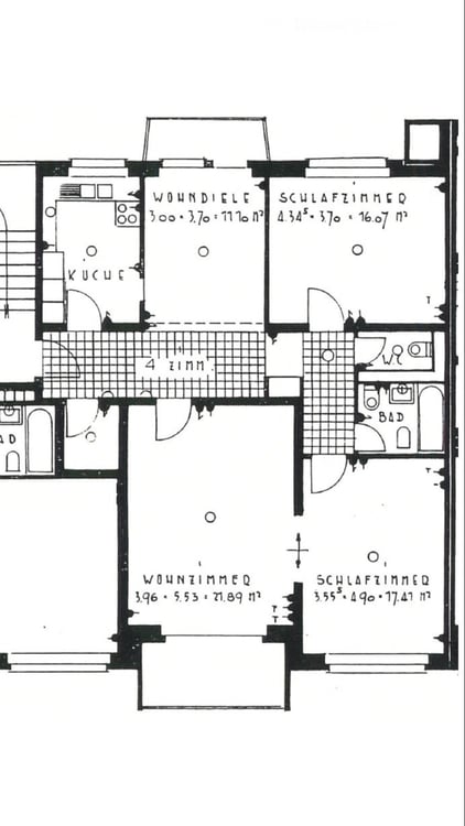 3.5 Zi Wohnung (95m2) zentral im Seefeld 5