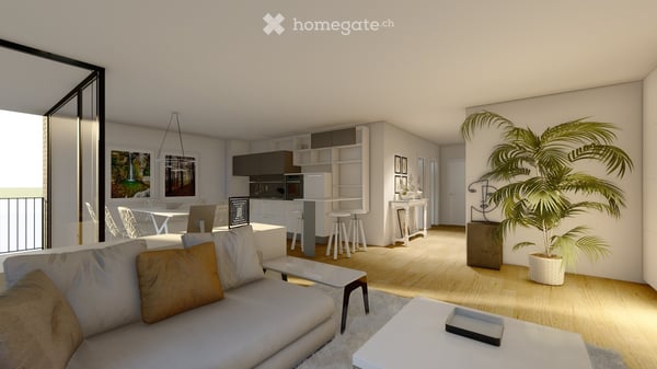 Centre-ville de Sion, appartement 3.5 pièces neuf à vendre 3