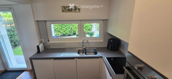 3.5 Locali - Giardino privato e terrazza vista lago a Porza 4