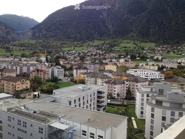 3.5 Zi.-Wo.12 Stock mit Panoramasicht Wintergarten im Wallis 2