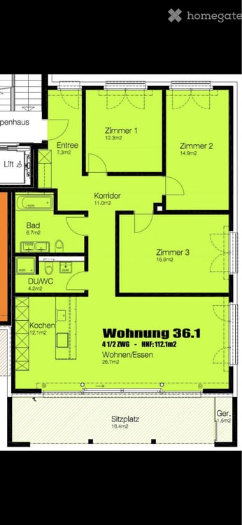 ** NACHMIETER GESUCHT 1. AUGUST** 5