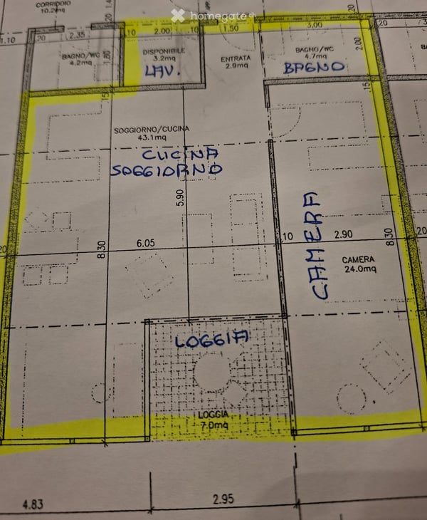 Affittasi bell'appartamento 2.5 locali immerso nel verde 5