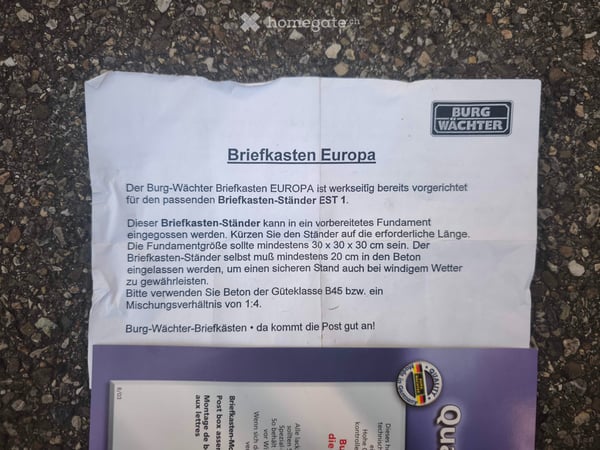 Briefkasten NEUWERTIG 10