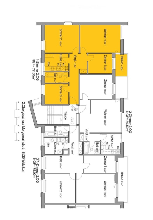 4 Zimmer-Wohnung in Wetzikon mieten 5