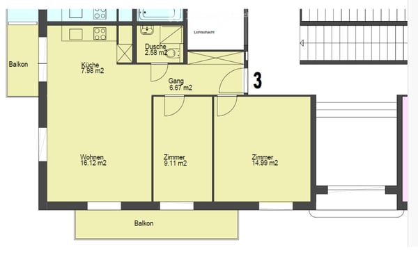 Nachmieter gesucht! Hochparterre, 3.5 Zimmer in Olten 4