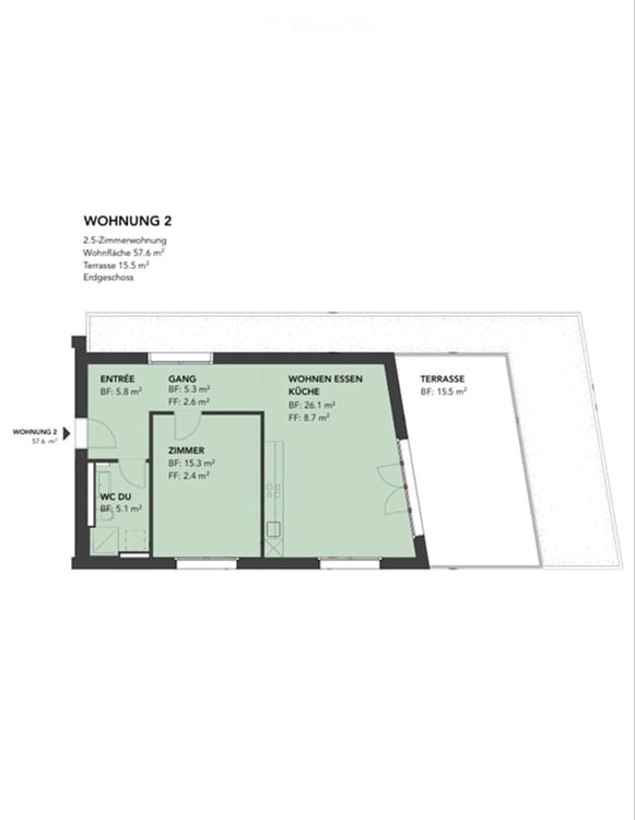 Ab Sofort*Nachmieter gesucht*2,5 Zimmer Wohnung 1