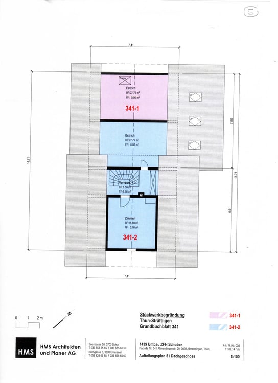 4 1/2 Zi-Wohnung im Obergeschoss in einem 2-Familienhaus 5
