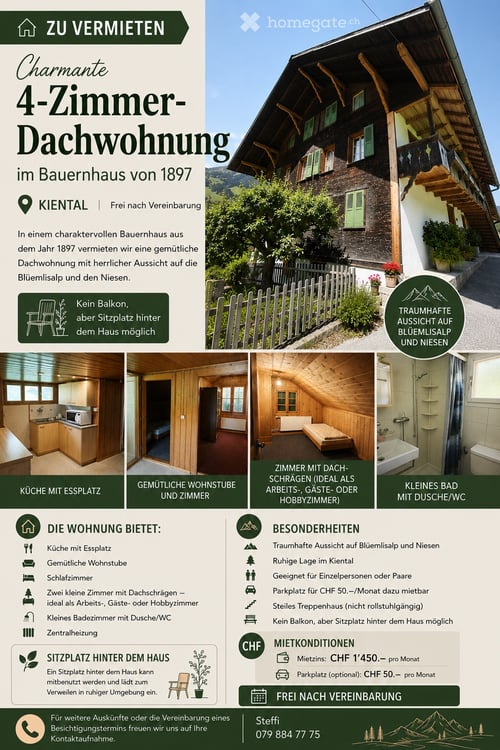 Charmante Dachwohnung 1
