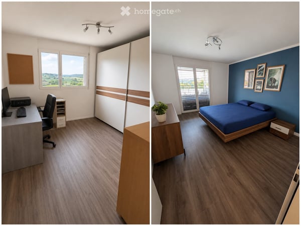 Befristet: möblierte 4.5-Zimmer-Whg in Ohmstal mit Bergsicht 2