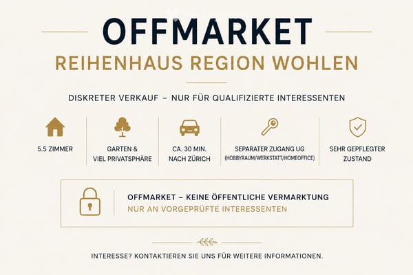 Gepflegtes 5.5-Zimmer-Reihenhaus in der Region Wohlen 8
