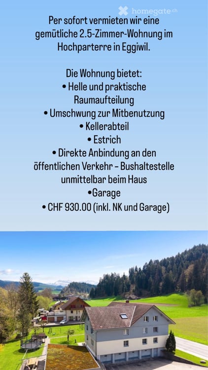3-Zimmer Wohnung mit Estrich und Keller 2