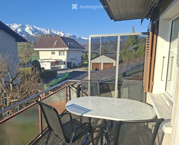 Möblierte 2.5-Zimmer-Wohnung mit Balkon in Thierachern/Thun 4