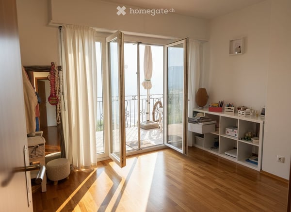 Luminoso appartamento con vista lago a Porza 3