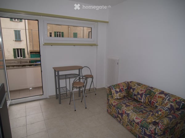 Lugano, affitto monolocale arredato, vicinanza USI 3