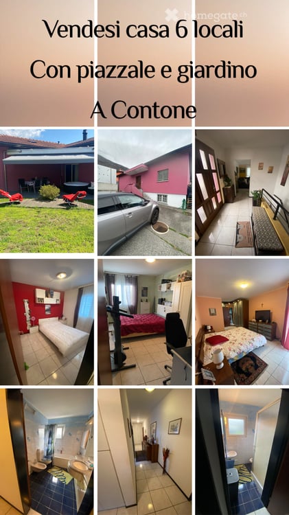 Vendesi villetta di 6.5 locali con giardino 3/4 posteggi 5