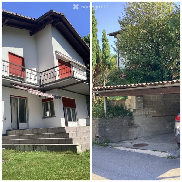 Appartamento in casa bifamiliare a Biasca con vista 1