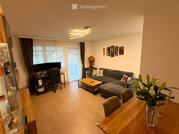 2,5 Zimmerwohnung 60m2 möbliert. Ab sofort 1.7 9