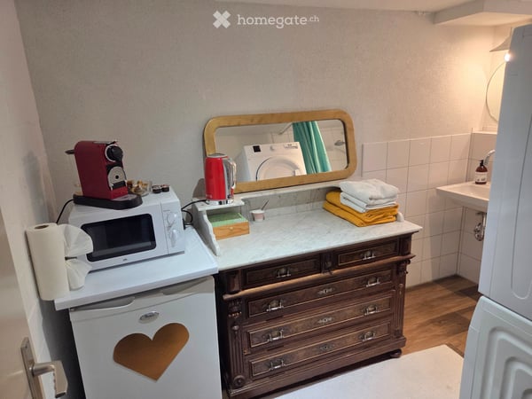 Einliegerstudio in EFH, Waldrand, 8 Min/Fuss Bahnhof 3