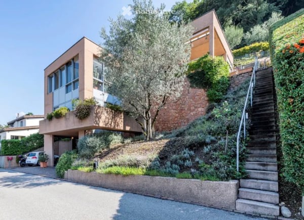 Villa con piscina, vista lago - Pregassona alta 1