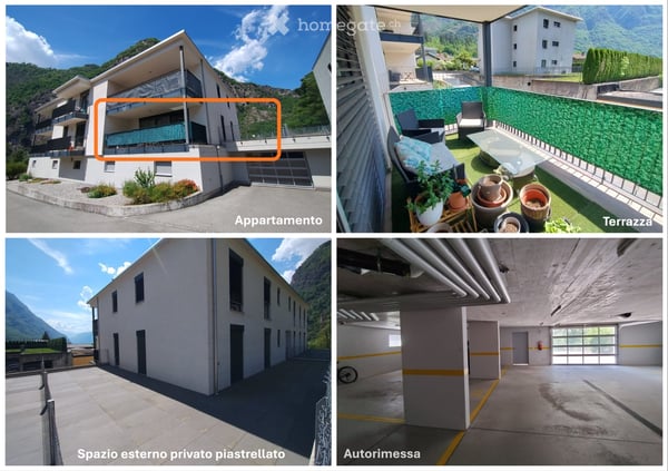 BIASCA - 4.5 locali con terrazza e spazio esterno privato 1