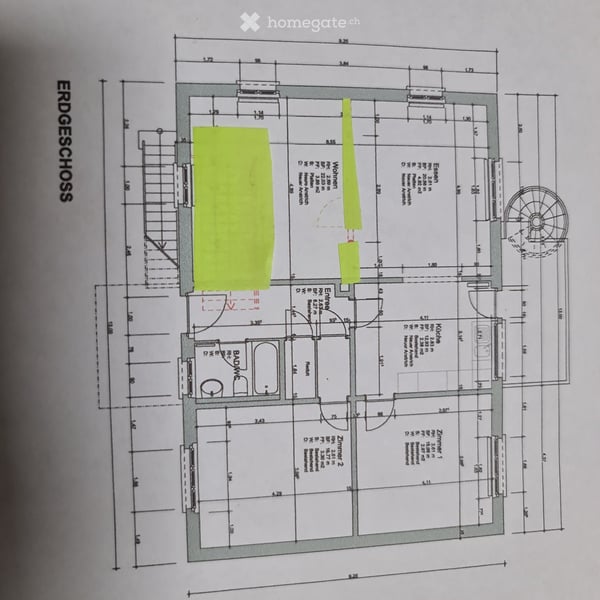 Grosszügiges Haus mit 2 Wohnungen riesigem Garten eingezäunt 3