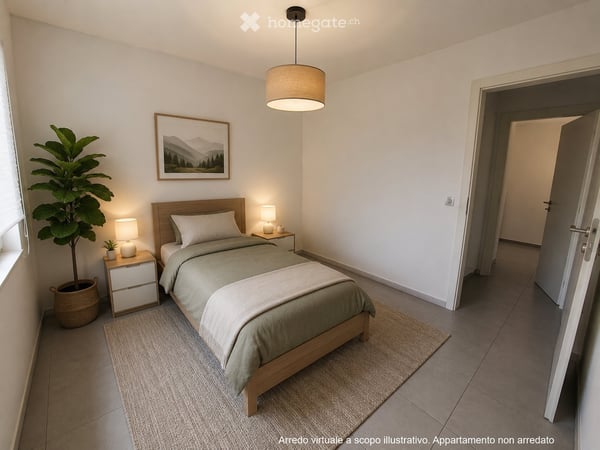 Accogliente appartamento di 3 locali con giardino privato 4