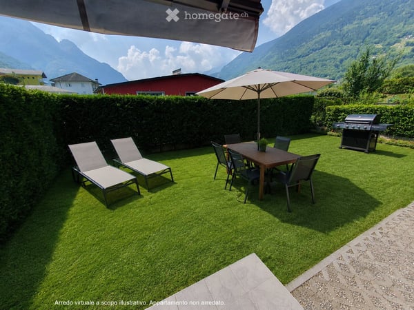 Accogliente appartamento di 3 locali con giardino privato 2