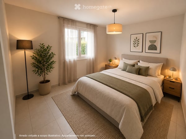 Accogliente appartamento di 3 locali con giardino privato 3