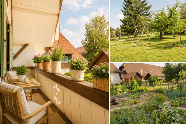 Grosszügige 4.5-Zimmer-Wohnung mit Balkon und Garten 3
