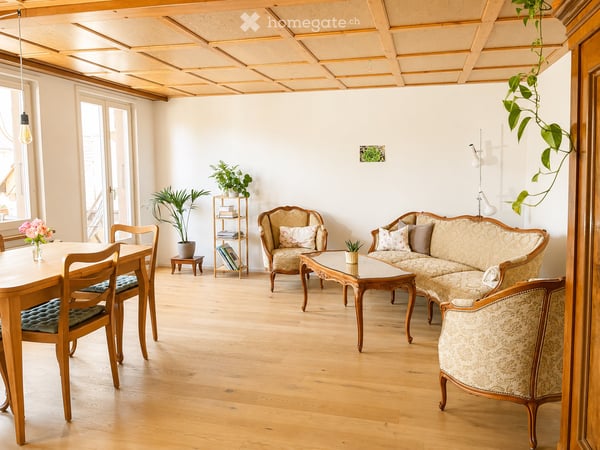 Grosszügige 4.5-Zimmer-Wohnung mit Balkon und Garten 1
