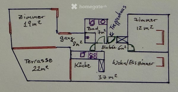 1.5Z 18m2 Nachmiete: Ideale Lage, Riesige Terrasse 5