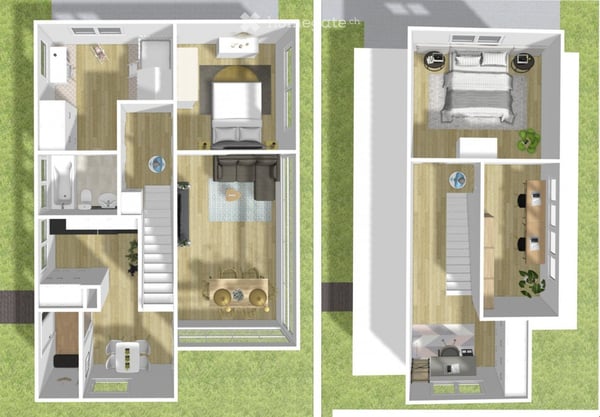 Neuwertiges 5.5Zimmer-Einfamilienhaus Gartenblick nähe Aarau 4