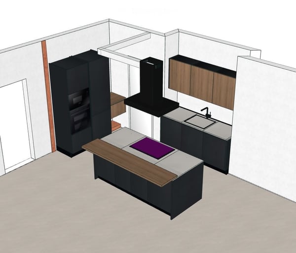 Appartamento 17 m² con cucina a isola Piotta Leventina 5