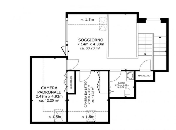 Piotta - affittasi spazioso appartamento duplex 2