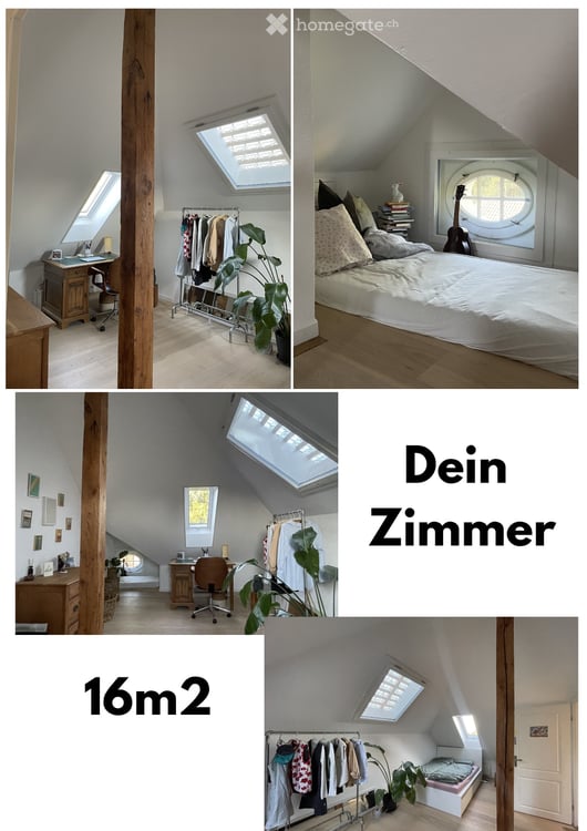 WG-Zimmer in renovierter Altbauwohnung mit Begpanorama 1