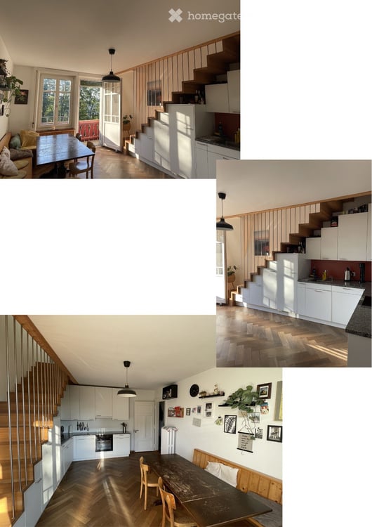 WG-Zimmer in renovierter Altbauwohnung mit Begpanorama 2