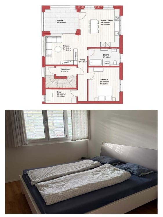 Moderne 3.5-Zimmerwohnung mit grosser Loggia in Wauwil 2