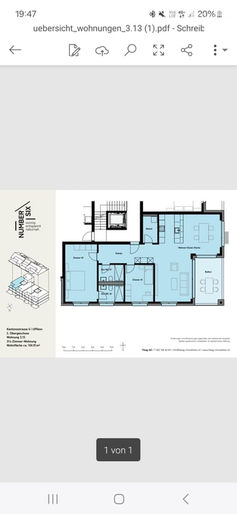 3.5 Zimmer Wohnung / Zweitbezug 1