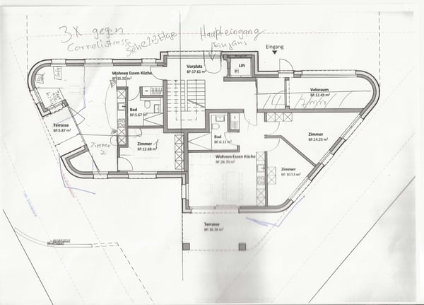 Erstvermietung 2 1/2-Zimmer Wohnung 2