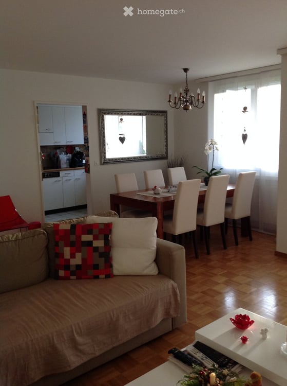 zu Vermieten, 3 1/2 Zimmer-Wohnung mit Gartensitzplatz 1