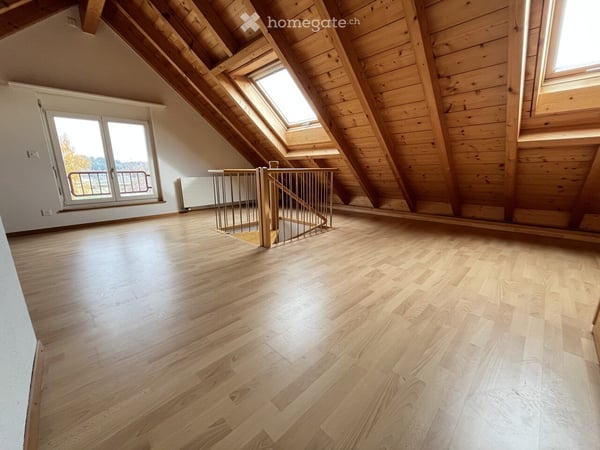 Hell 3-Zimmer Duplex-Dachwohnung mit neuer Küche zu vermiete 5