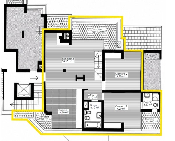 Appartamento duplex attico con vista panoramica 4