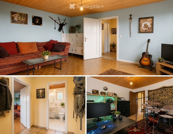 2.5 Wohnung mit grosser Terrasse in Niederbipp 3