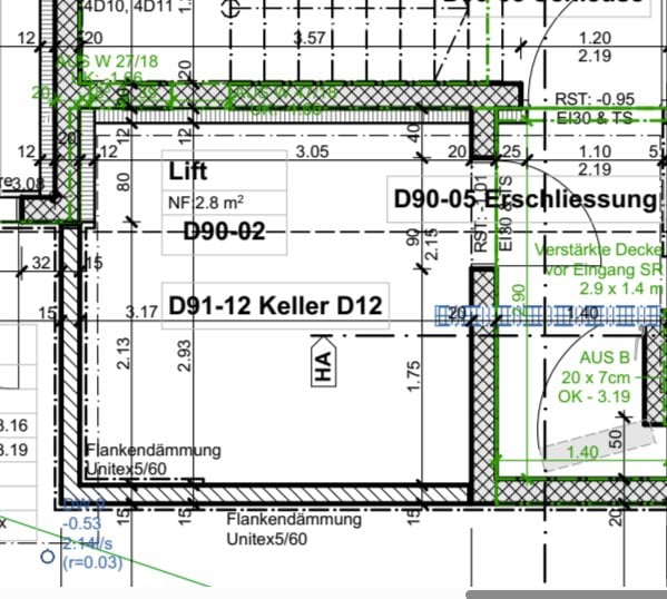 Neuer, abgeschlossener Kellerraum / Lagerraum 2,2 m² in Visp 2