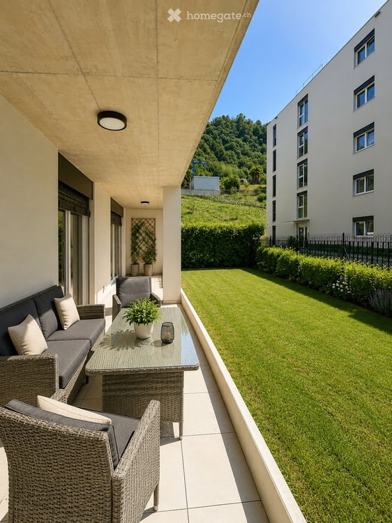 Moderno appartamento con giardino privato e terrazza 5